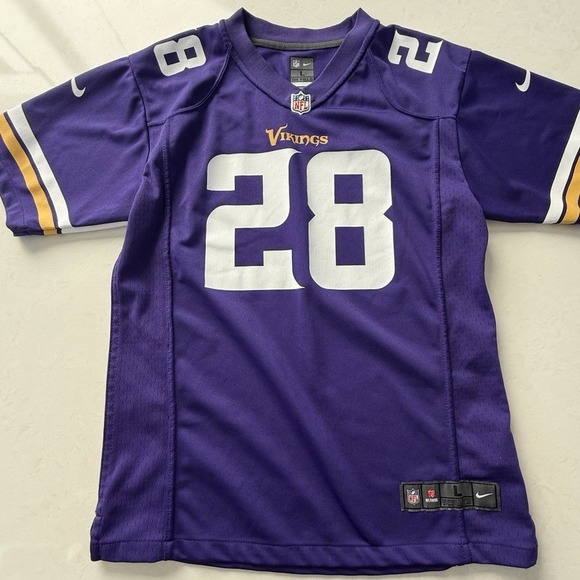 Nike Other - Nike Adrian Peterson Youth Large 14/16 Minnesota Vikings Jersey 28 NFL